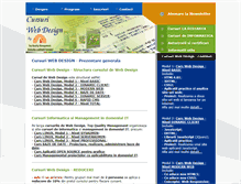 Tablet Screenshot of cursuri-web-design.ro